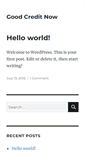 Mobile Screenshot of goodcreditnow.org